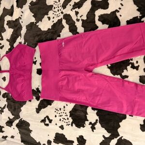 AYBL Magenta Matching Set – Sports Bra + Leggings